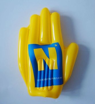 PVC opblaasbare hand van het nieuwste stype in 2011