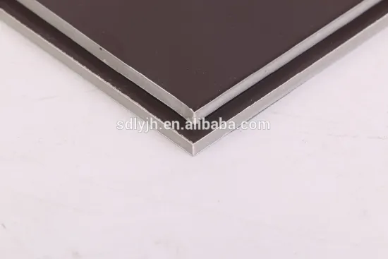 high quality Coffee colored fireproof aluminum coposite panel