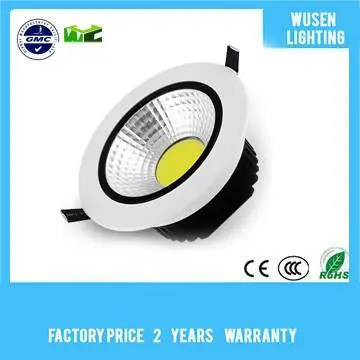 10W COB white led down light with cut out ￠115mm