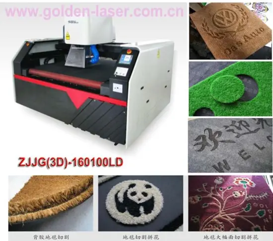 Laser Engraver Custom Carpet Tile (ZJJG(3D)-160100LD)