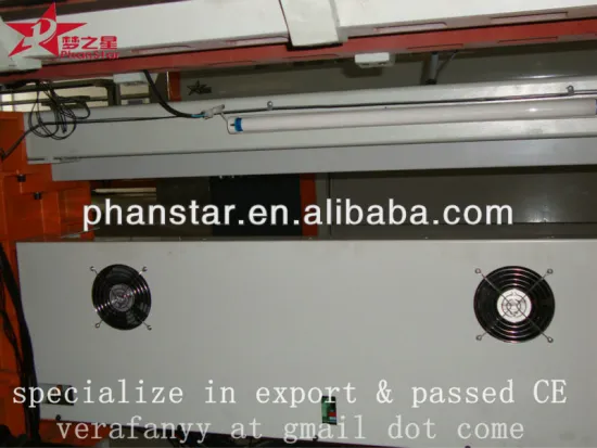 56" double system computerized flat knitting machine with comb