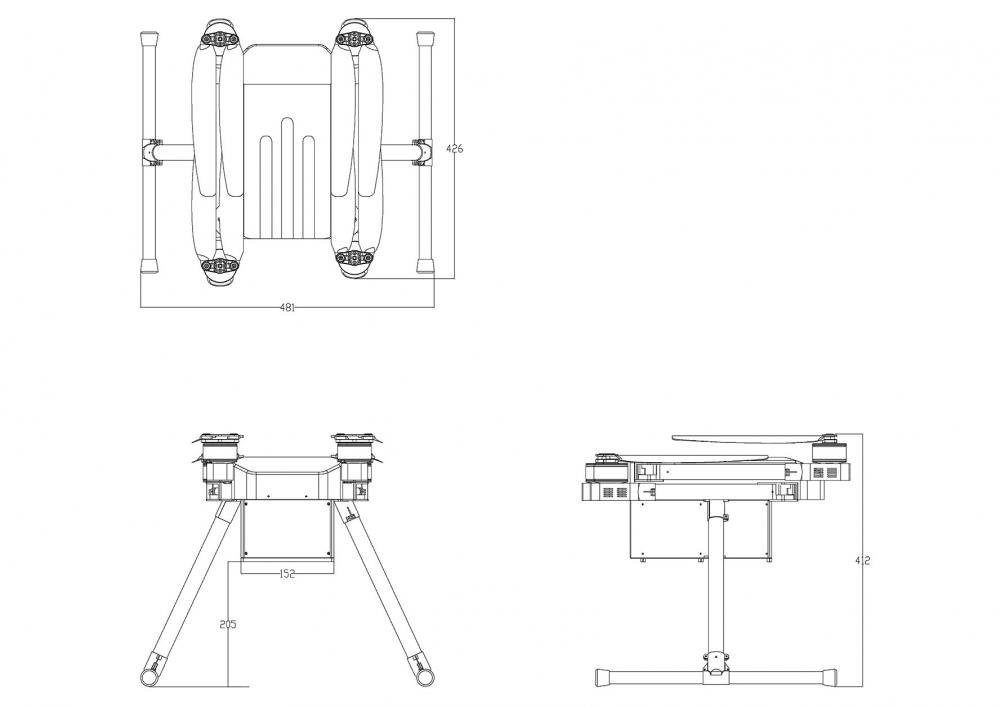 X900 Folded Measurements