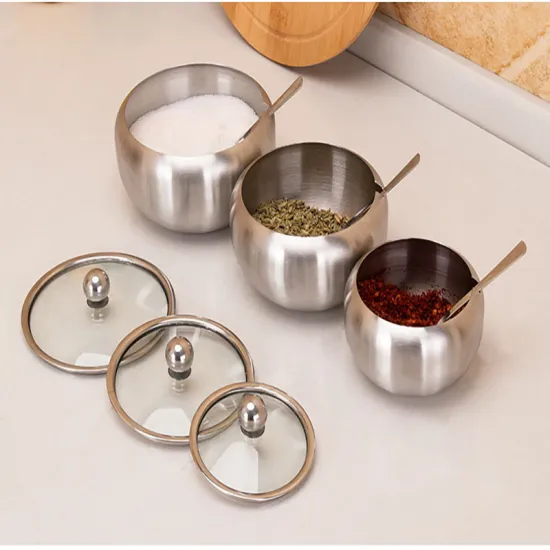 304 Stainless Steel Seasoning Jar Set