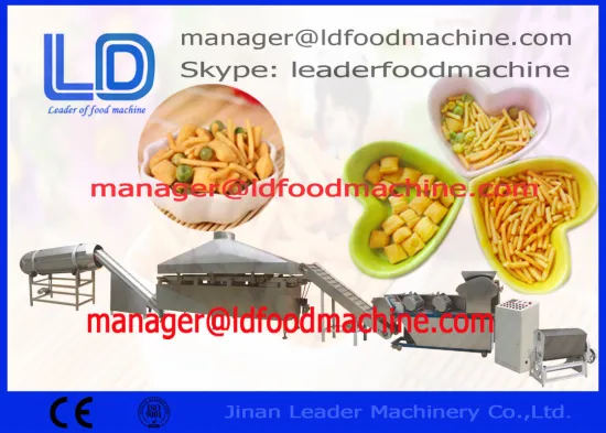 Fried Wheat Flour Snacks Making Machine Spiral / Square/ Circle Tube Snacks Processing