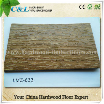 C&L brown color antiqued style 2.0mm pvc flooring