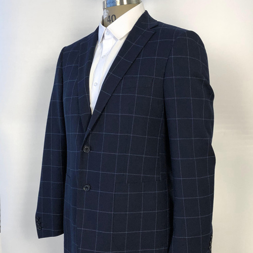 Melange Jacket business striped wool blazer suits for men Factory
