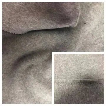 100%Polyester Spun Single Side Brush Knitted Fabric