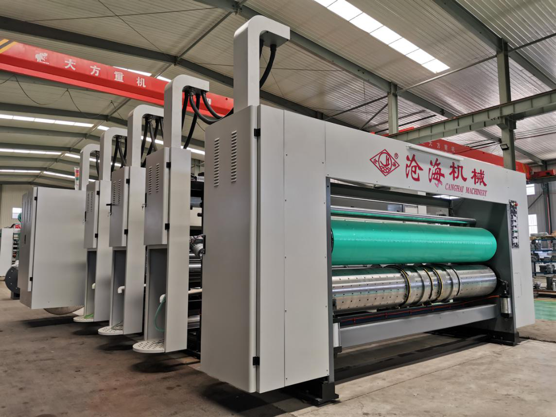 Flexo Printing Slotting Die Cutting Cardboard Machine