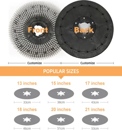 Floor Scrubber Disc Brush and Industrial Brushes for Cleaning Machines