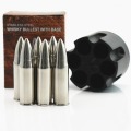 Bullet Shape Stainless Steel Barware Whisky Stone