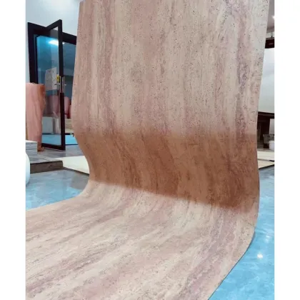 Outdoor Waterproof Flexible Travertine Stone Veneer Sheets