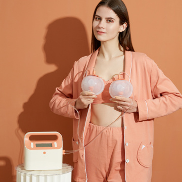 Stijl borstvoeding bilaterale melk geïsoleerde pomp babyfles