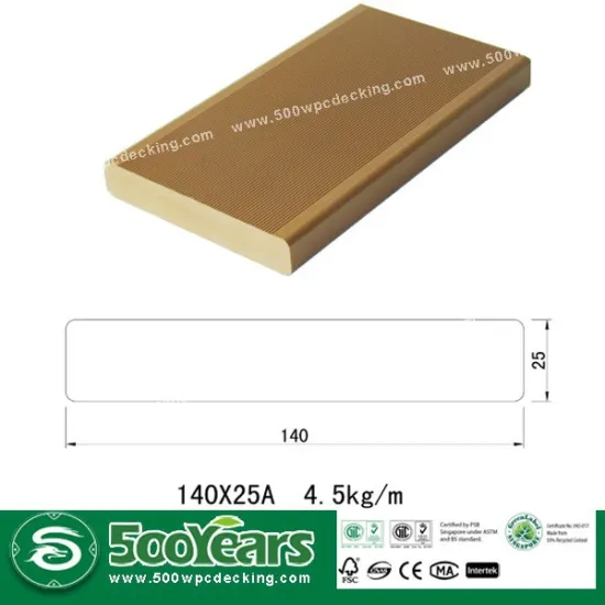 2014 recycled outdoor wpc flooring