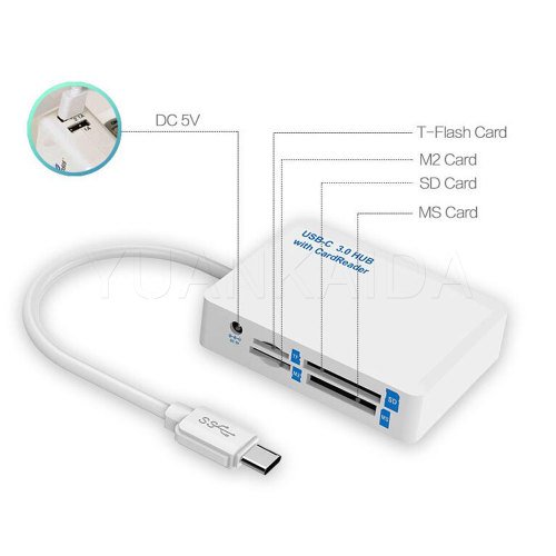 All-in-One usb Type-C Hub Card Reader