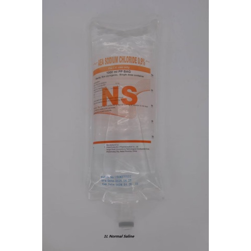 3000 مل محلول كلوريد الصوديوم الفسيولوجي للري