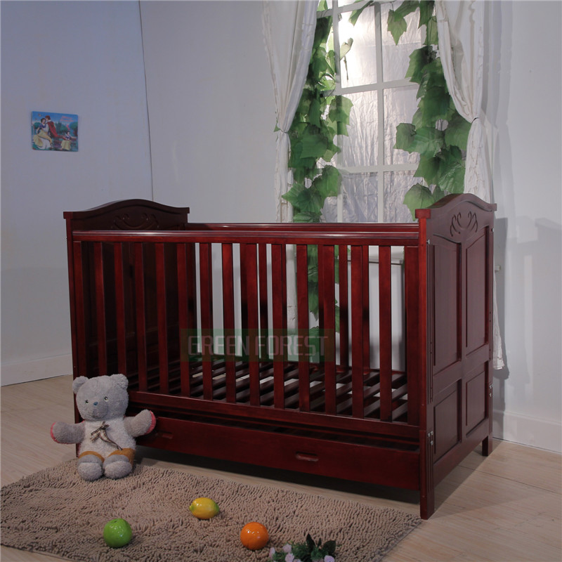 Baby Cot, Baby Furniture, Solid Wood Crib (GF-C019)