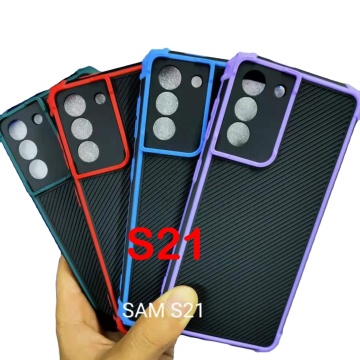 Funda untuk Samsung S21 - Anti Shock Back Cover TPU PC Silicone Case