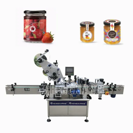 Customized Easily Operated 250ml/4oz Honey/Jam Bottle Labeling Machine