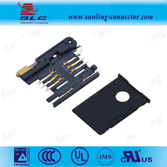 8P 2.54mm SIM Card Push Type