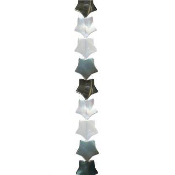 Perles d&#39;étoile de coquille gris naturel pour fabrication de bijoux