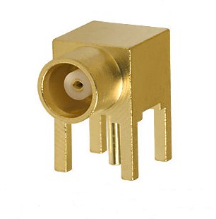 Right Angle Jack Female MMCX Coaxial Connector