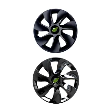 High-Quality ABC PC Material Black Wheel Rims Cover for Tesla Model 3 & Y - 19 Inches