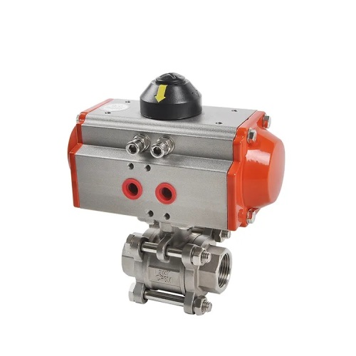 Pneumatic Actuated Ball Valve With Limit Switch