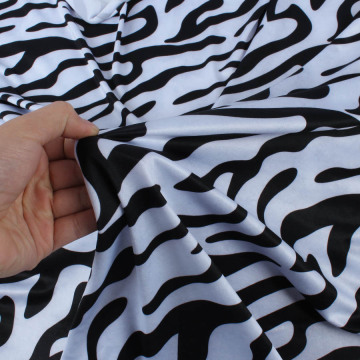 Tissu de yoga athlétique en polyester imprimé
