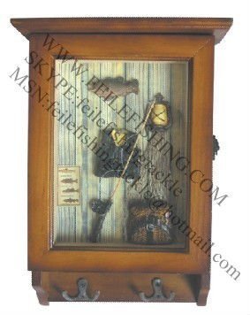 WOODEN FISHING DECORATION