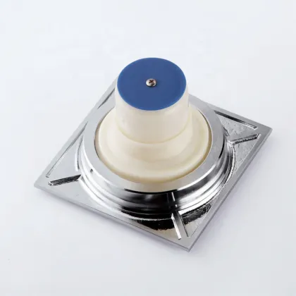 Rectangular Silver Floor Drain for Bathroom Shower with Anti-Odor Public Drain Area