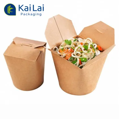 KaiLai Customized Packing Round Bottom Noodle Paper Boxes