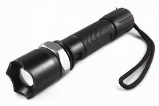 Blue Bright 1 Aa Battery Led Flashlight Torch With 1 Led Nd51015 For Gift