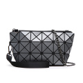 Geometric brushed women's bag fashion diamond shoulder handbag folding chainbag temperament bag