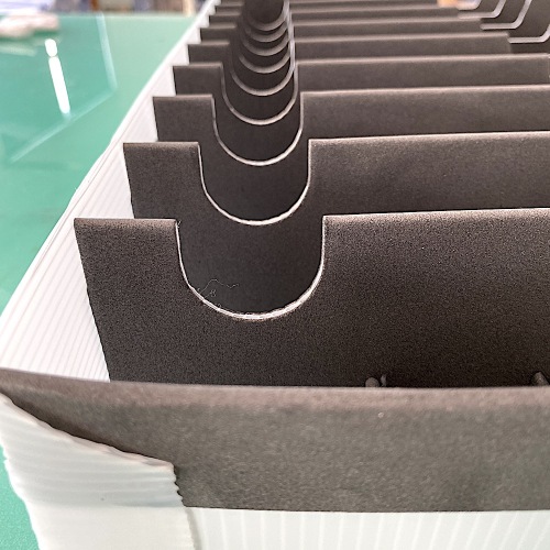 Divisores de productos de plástico corrugado PP para embalaje