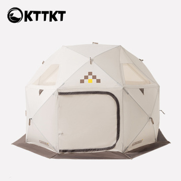 6.4kg Tenda Keluarga Berkemah Putih