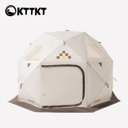 6.4kg white Camping trekking family tent