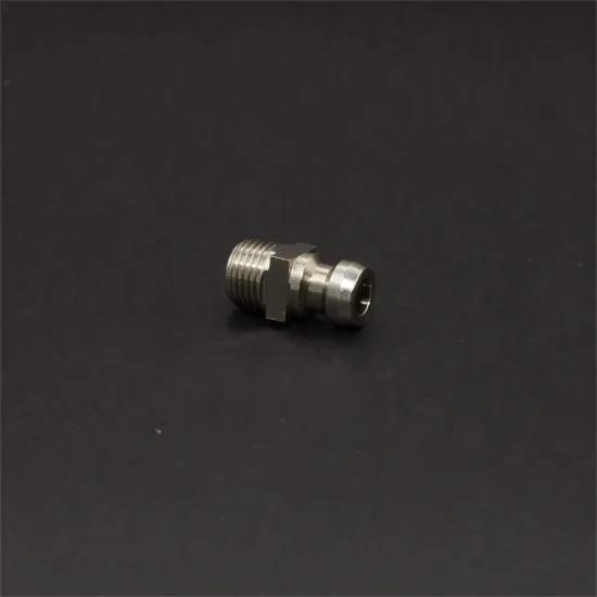 Interlacing air jet connector plug for barmag machine