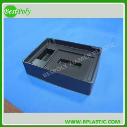 PS thermoforming tray white conductive tray thermoform electronic components tray