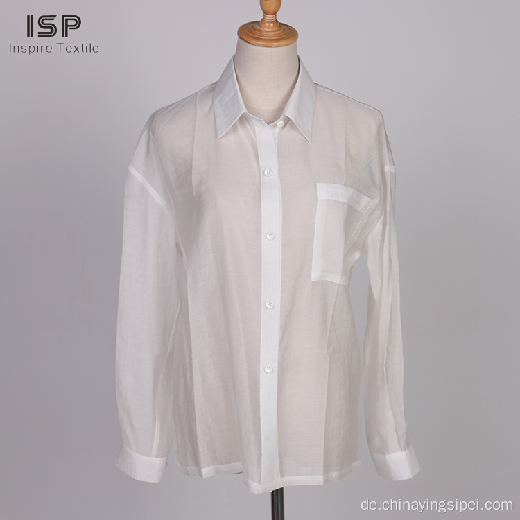 Stockgewebte gefärbte Nylon -Tencel -Stoff für Hemd