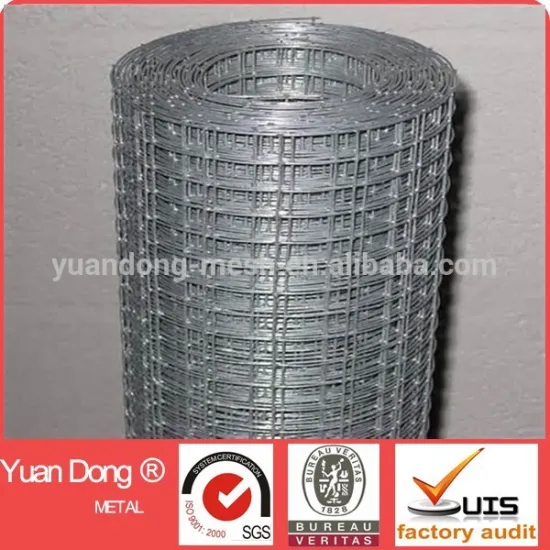 high quality 3x3 galvanized welded wire mesh roll made in china