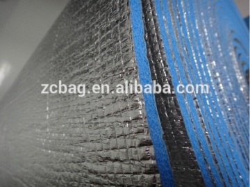 building roof wall isolation aluminium foil PP woven cloth fabric cross link closed foam polythene anti-ultraviolet insulation
