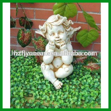 FO-6313 Polyresin Angel (cherub) Garden Statue