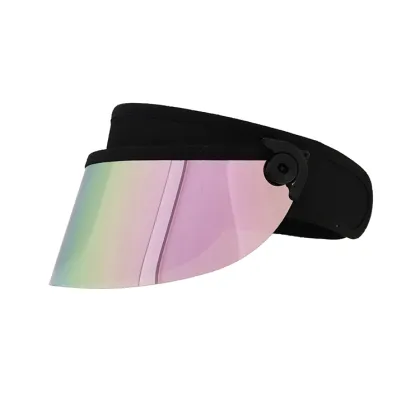 Summer sun visor face shield hat