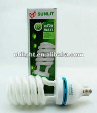 promotion 75W E27 14mm Half spiralenergy saver bulbs prices