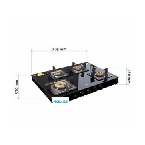 글렌 4 버너 자동 점화 쿡탑