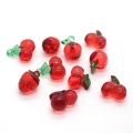 Mini Fruit Rose Cerise Fraise Forme 3D Acrylique Charme Pour Bricolage Bijoux Boucle D&#39;oreille Vêtement Accessoire