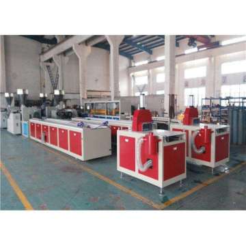 Panel extrusion line production machine