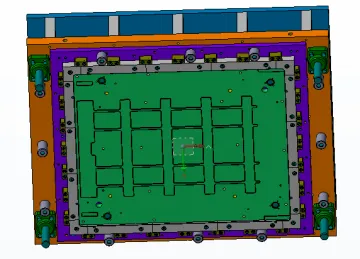 Upper part of server chassis mould