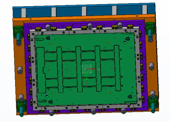 Upper part of server chassis mould