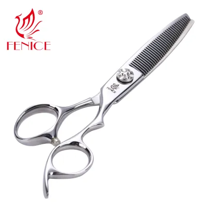 Fenice Barber Salon 6 Inch Japanese Steel Haircut Scissors Thinning Shears